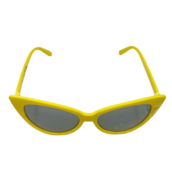 Petals & Peacocks x Zumiez Yellow Meow Meow (Cat Eyes) Everyday Sunglasses - Picture 3 of 7